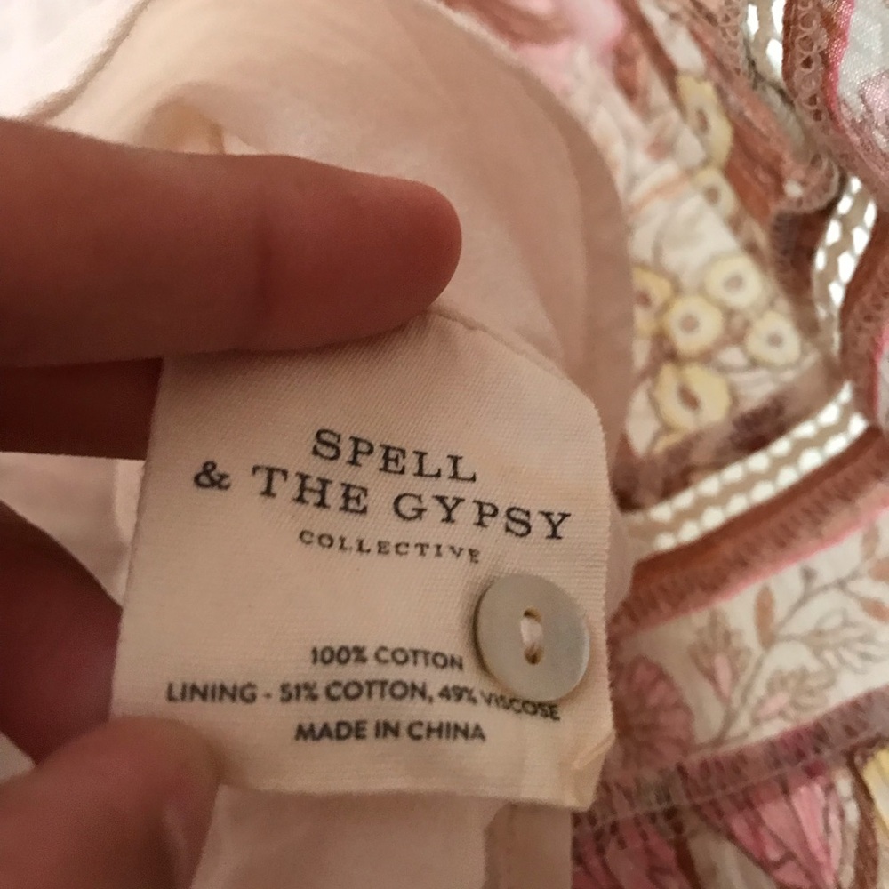 Spell & The Gypsy Collective Maxi Sundress Cream - Picture 14 of 16